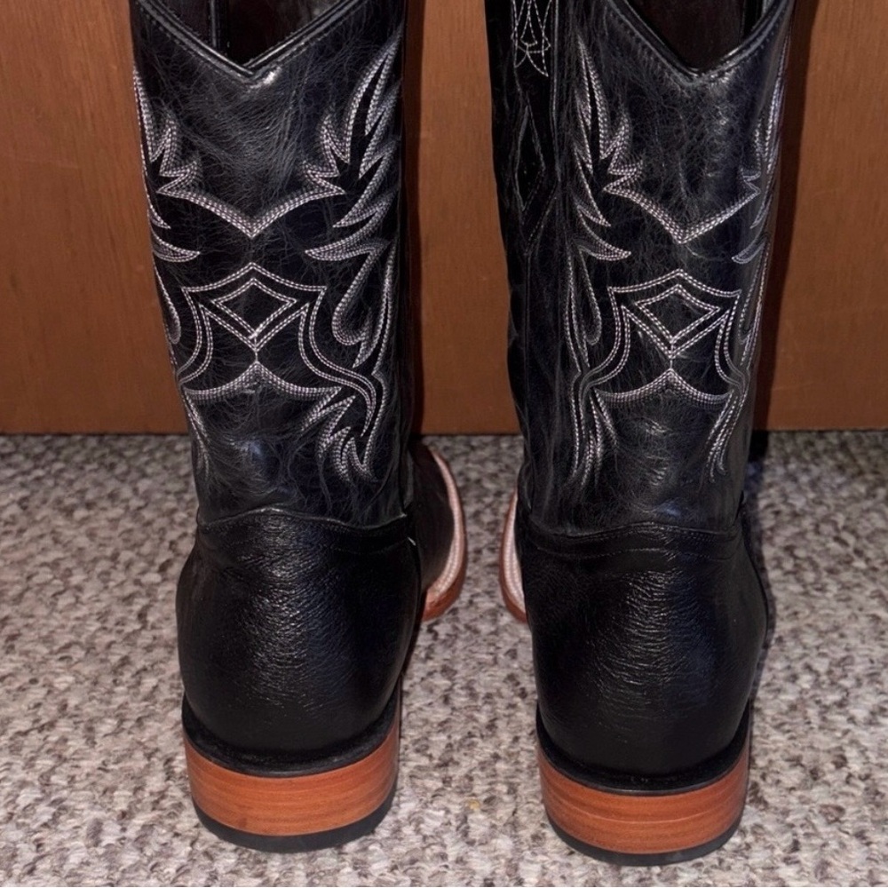 J.B. Dillon Ostrich Original Leather Boots - Picture 4 of 6